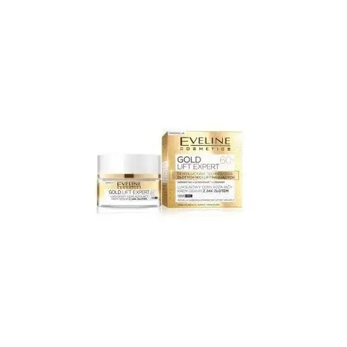 Gold lift expert 60+ luksusowy odmładzający krem-serum z 24k złotem dzień/noc 50 ml Eveline cosmetics