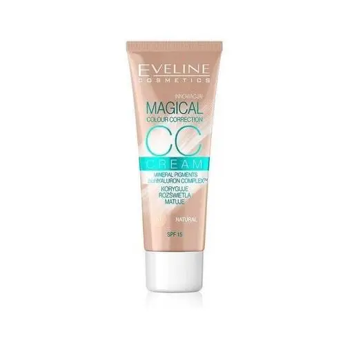 Eveline cosmetics magical colour correction cc cream multifunkcyjny podkład 51 natural spf15 30ml