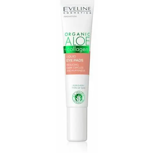 Eveline cosmetics organic aloe+collagen żel pod oczy przeciw obrzękom i cieniom 20 ml