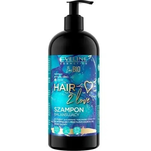 Eveline Hair 2 Love Balansujący Szampon do włosów normalnych i przetłuszczających się 400ml