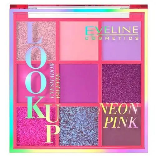Eveline Paleta 9 cieni do powiek neon pink