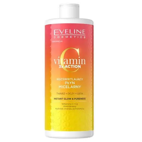 Eveline Vitamin c 3x action rozświetlający płyn micelarny 500ml