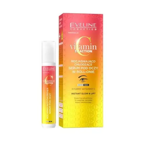 Eveline vitamin c 3xaction rozjaśniająco - chłodzące serum pod oczy w roll-onie 15ml