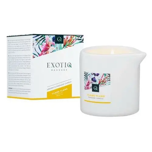 Zapachowa świeca do masażu - ylang ylang (200g) Exotiq