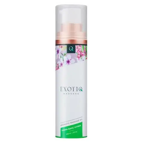 Exotiq - zapachowy olejek do masażu - bazylia-cytryna (100ml)