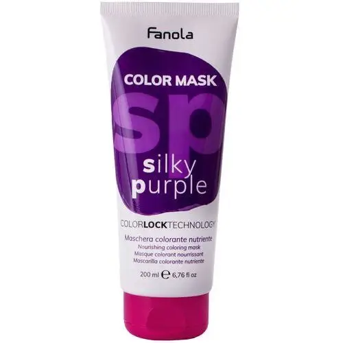 Fanola color mask - maska koloryzująca do włosów, różne kolory 200ml silky purple