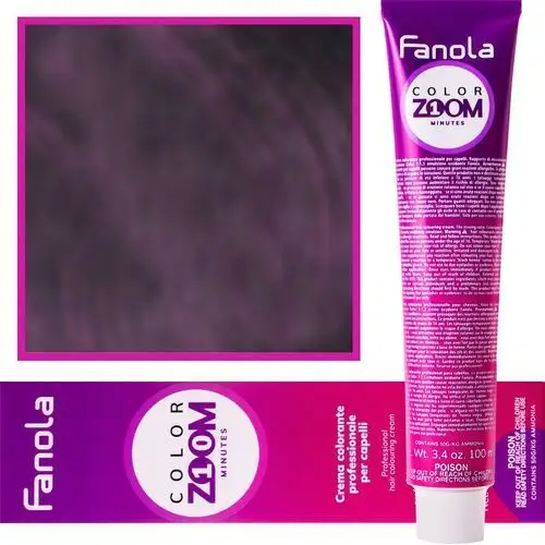Fanola color zoom krem do farbowania włosów cała paleta 100 ml 5.2 jasny kasztanowy fiolet
