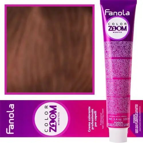 Fanola color zoom krem do farbowania włosów cała paleta 100 ml 5.4 jasna kasztanowa miedź