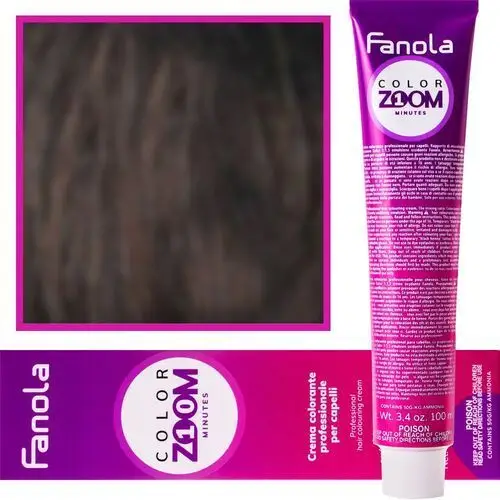 Fanola color zoom krem do farbowania włosów cała paleta 100 ml 5.7 jasny kasztanowy brąz