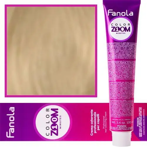 Fanola color zoom krem do farbowania włosów cała paleta 100 ml 9.0 bardzo jasny blond