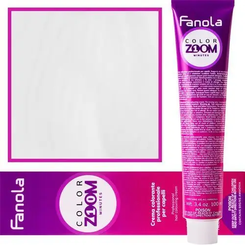 Fanola color zoom krem do farbowania włosów cała paleta 100 ml clear