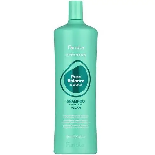 Fanola, Vitamins Pure Balance Shampoo, Shampoo, W, 1000 ml