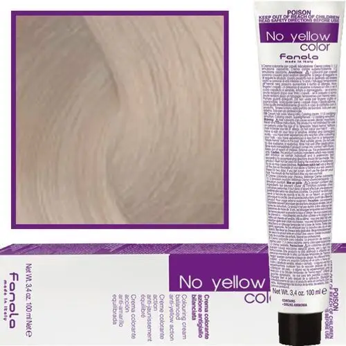 No yellow farba koloryzująca do włosów blond 100ml 9 ice - lodowy bardzo jasny blond Fanola