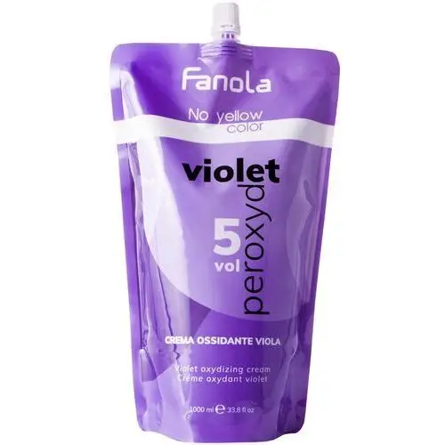 Fanola no yellow violet peroxyd rozjaśniacz 1,5% 5 vol 1000 ml