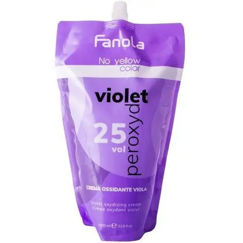 No yellow violet peroxyd rozjaśniacz 7,5% 1000 ml Fanola