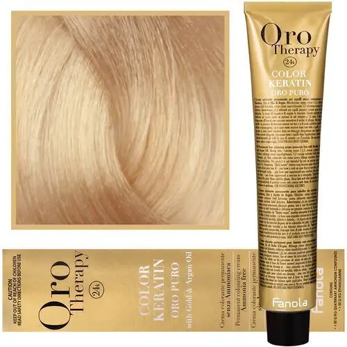 Fanola Oro Therapy - farba do włosów bez amoniaku, pełna paleta kolorów 10,3