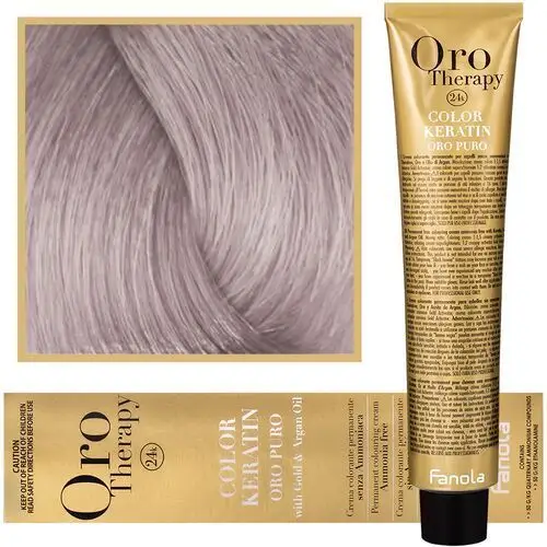 Fanola oro therapy - farba do włosów bez amoniaku, pełna paleta kolorów 10,21