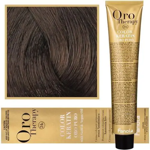Fanola oro therapy - farba do włosów bez amoniaku, pełna paleta kolorów 5,0