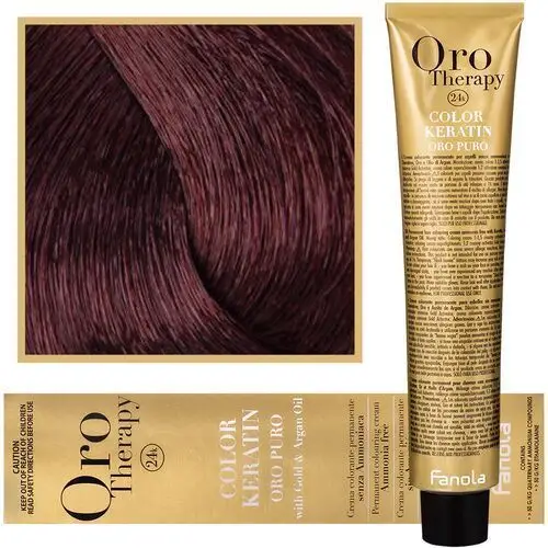 Fanola oro therapy - farba do włosów bez amoniaku, pełna paleta kolorów 5,5