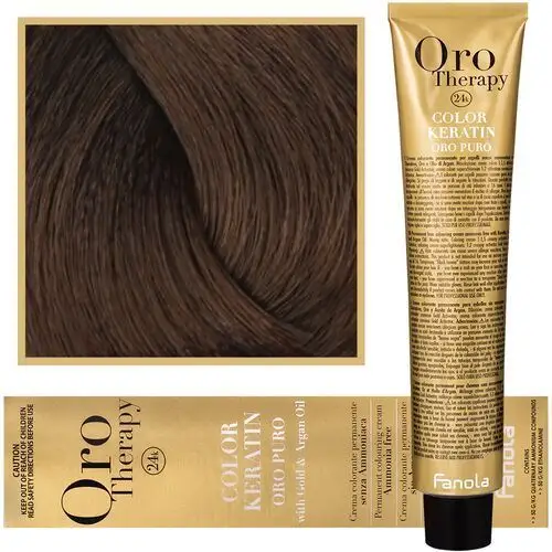 Fanola oro therapy - farba do włosów bez amoniaku, pełna paleta kolorów 6,0