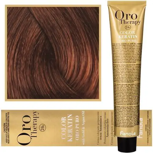Fanola Oro Therapy - farba do włosów bez amoniaku, pełna paleta kolorów 6,34