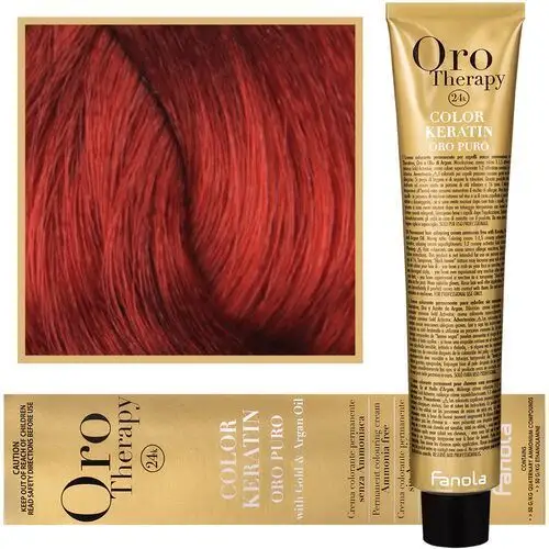 Fanola Oro Therapy - farba do włosów bez amoniaku, pełna paleta kolorów 6,6