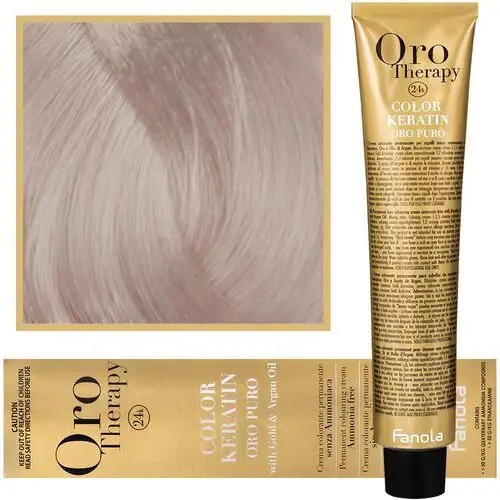 Fanola Oro Therapy - farba do włosów bez amoniaku, pełna paleta kolorów 10,13 Extra