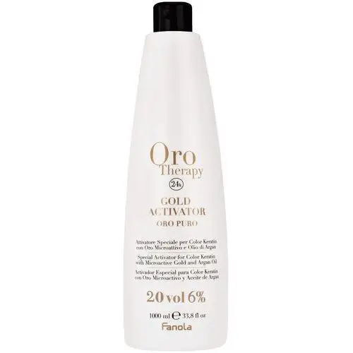 Fanola oro therapy gold activator oro puro oxydant do farb 1000ml 20 vol