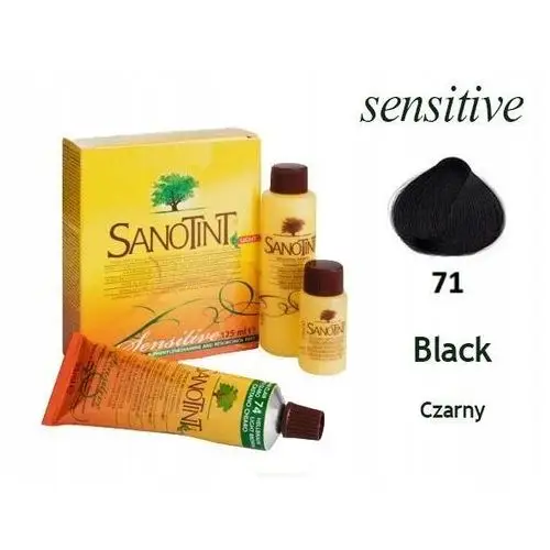 Farba Sanotint Light Sensitive Nr 71 Black czarny, kolor czerń