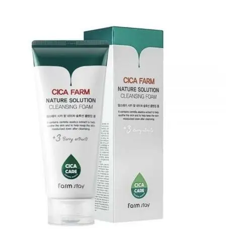 Farmstay CICA Farm Nature Solution Cleansing Foam Pianka myjąca 180ml, FAR170