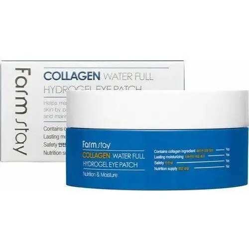 Farm stay Farmstay collagen water full hydrogel eye patch kolagenowe hydrożelowe płatki pod oczy 60szt