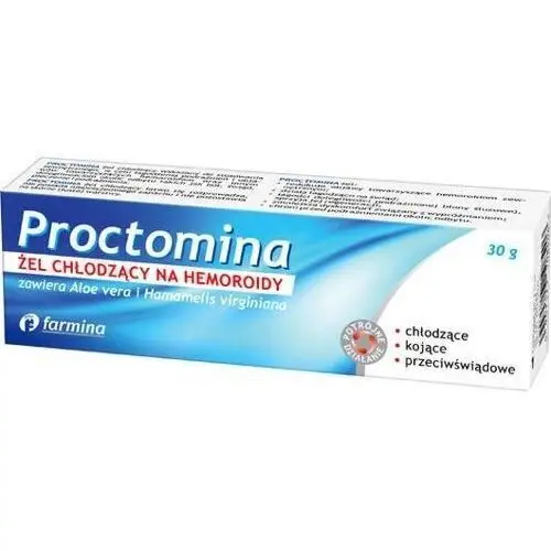 Farmina Proctomina żel chłodzący na hemoroidy 30g