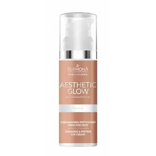 Aesthetic glow ceramide & peptide eye cream ceramidowo-peptydowy krem pod oczy Farmona