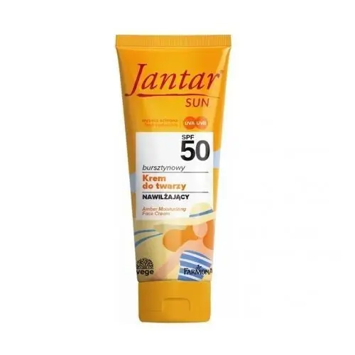 FARMONA Jantar Sun Bursztynowy krem do twarzy nawilżający SPF50 50 ml