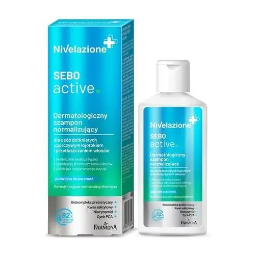 Farmona Nivelazione+ Dermatologiczny Szampon normalizujący Sebo Active do włosów przetłuszczających się i z łojotokiem 100ml, 215619