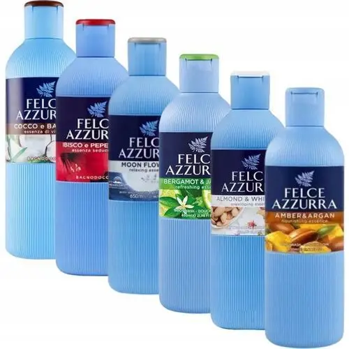 Felce Azzurra MIX zestaw żeli do mycia ciała 650ml