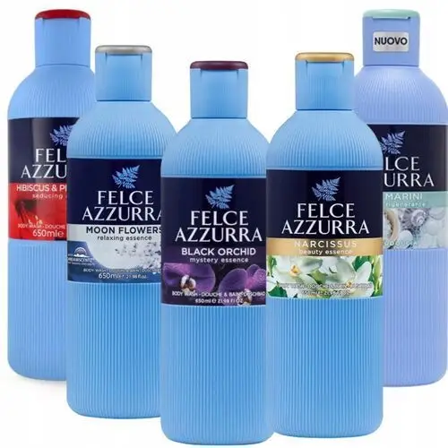 Felce Azzurra żele 5x650ml hubiskus, moon, orchidea, narcyz, sali marini