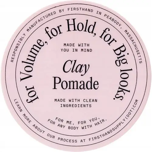 Firsthand Clay Pomade Pomada do włosów Pasta 88ml