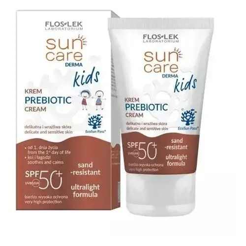Flos-lek sun care derma kids krem prebiotic spf50+ 50ml Floslek