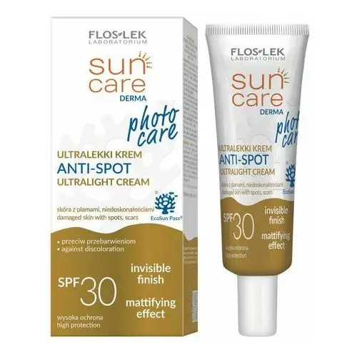 Floslek laboratorium Lekki krem do twarzy spf30 sun care derma