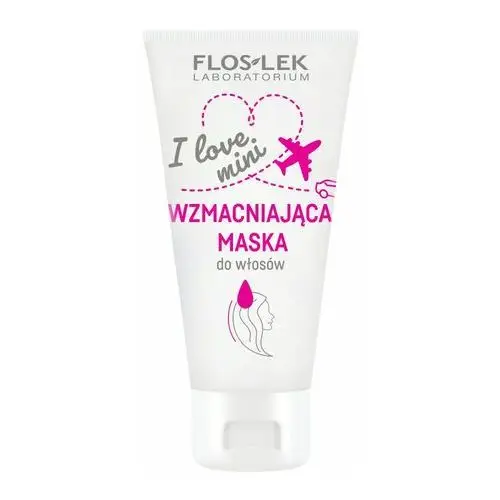 Floslek laboratorium Maska do włosów wzmacaniająca 30 ml i love mini