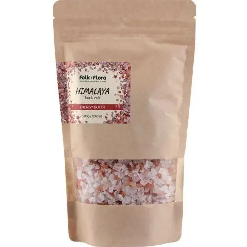 Folk & Flora Himalaya sól do kąpieli relaksacyjna 500 g, KF404/24