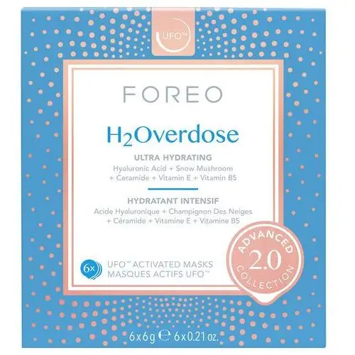 FOREO UFO™ Mask H2Overdose 2.0 (6 x 6 g)
