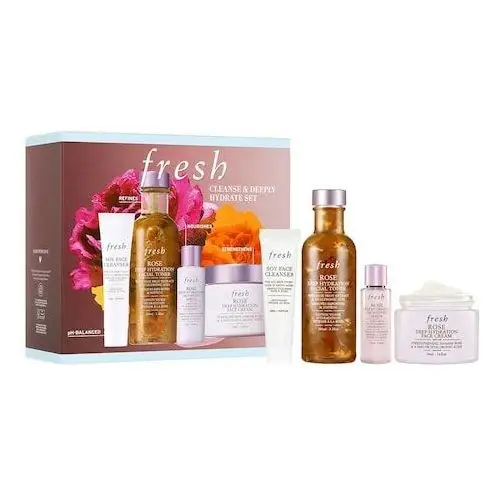 Fresh Cleanse & deeply hydrate set - bestsellerowy zestaw nawilżający