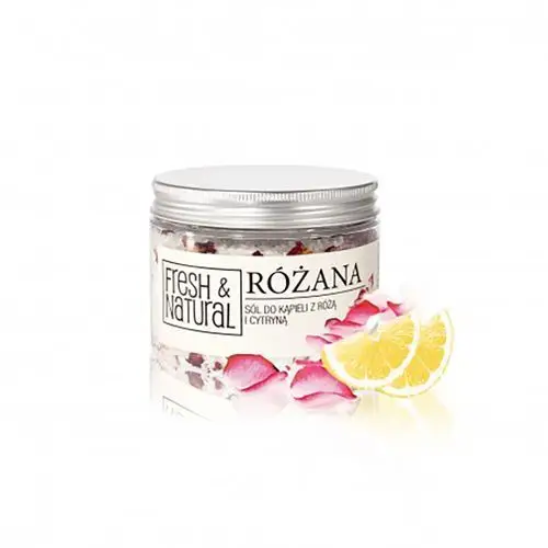 Sól różana do kąpieli z różą i cytryną Fresh&Natural,60