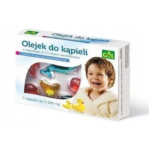 Olejek do kąpieli dla dzieci x 7 kapsułek