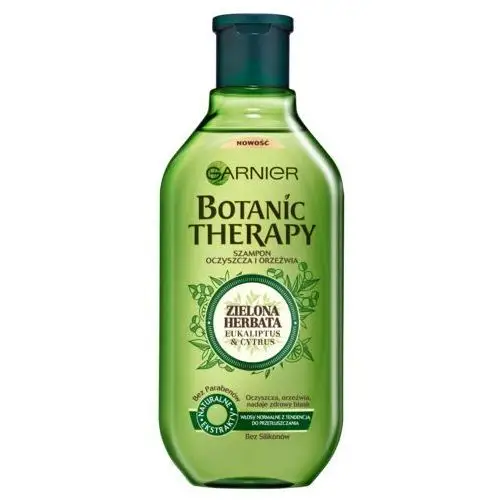 Garnier botanic therapy zielona herbata, 400 ml szampon do włosów normalnych i przetłuszczających - garnier od 24,99zł