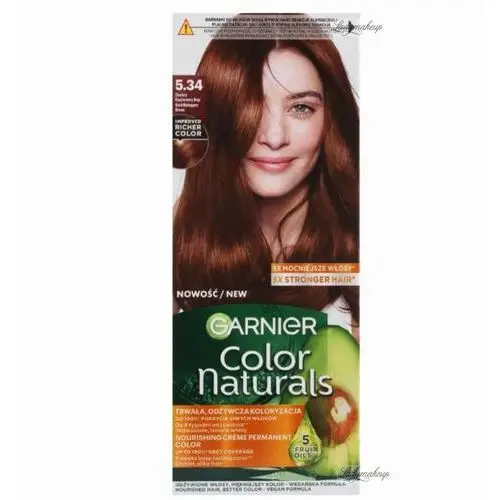 Color naturals farba do włosów 5.34 złocisty brąz Garnier