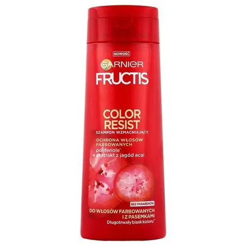 Fructis color resist szampon do włosów farbowanych i z pasemkami 250ml - Garnier