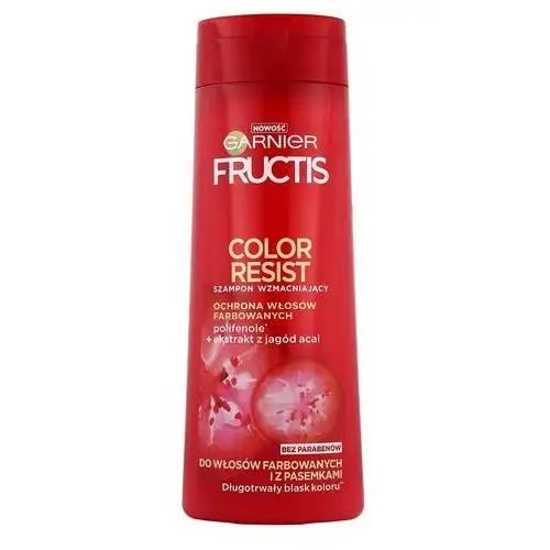 Garnier Fructis color resist szampon do włosów farbowanych i z pasemkami 400ml